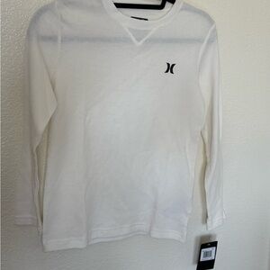 Hurley Kids White Long Sleeve Tee